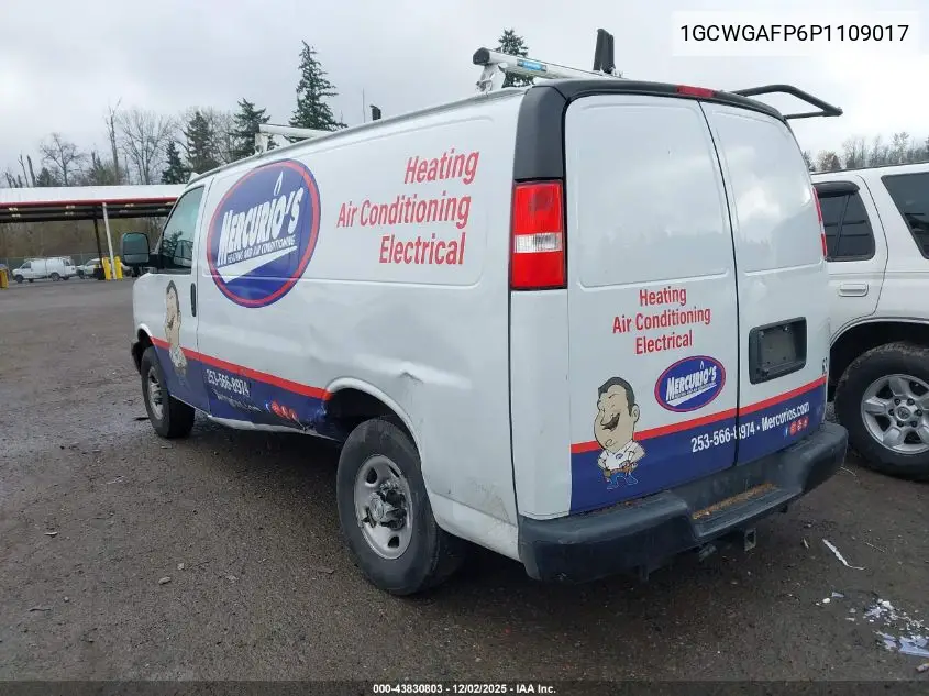 1GCWGAFP6P1109017 2023 Chevrolet Express Cargo Rwd 2500 Regular Wheelbase Wt