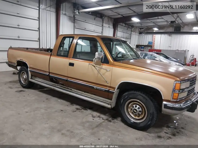 1990 Chevrolet Gmt-400 C3500 VIN: 2GCGC39N5L1160292 Lot: 45202169