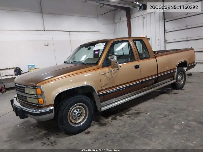 1990 Chevrolet Gmt-400 C3500 VIN: 2GCGC39N5L1160292 Lot: 45202169