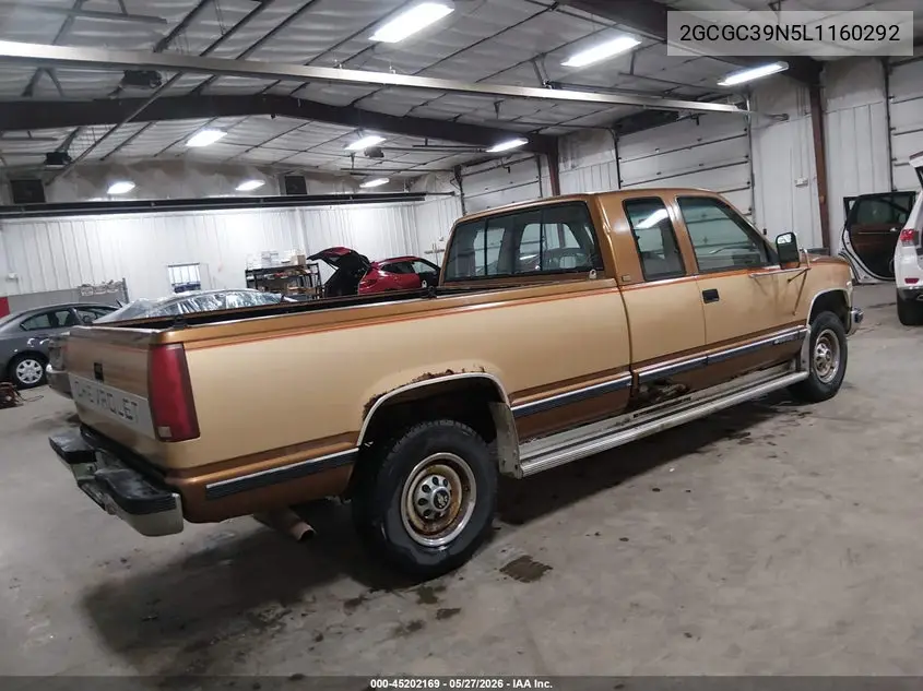 1990 Chevrolet Gmt-400 C3500 VIN: 2GCGC39N5L1160292 Lot: 45202169