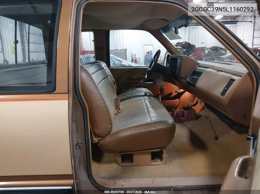 1990 Chevrolet Gmt-400 C3500 VIN: 2GCGC39N5L1160292 Lot: 45202169