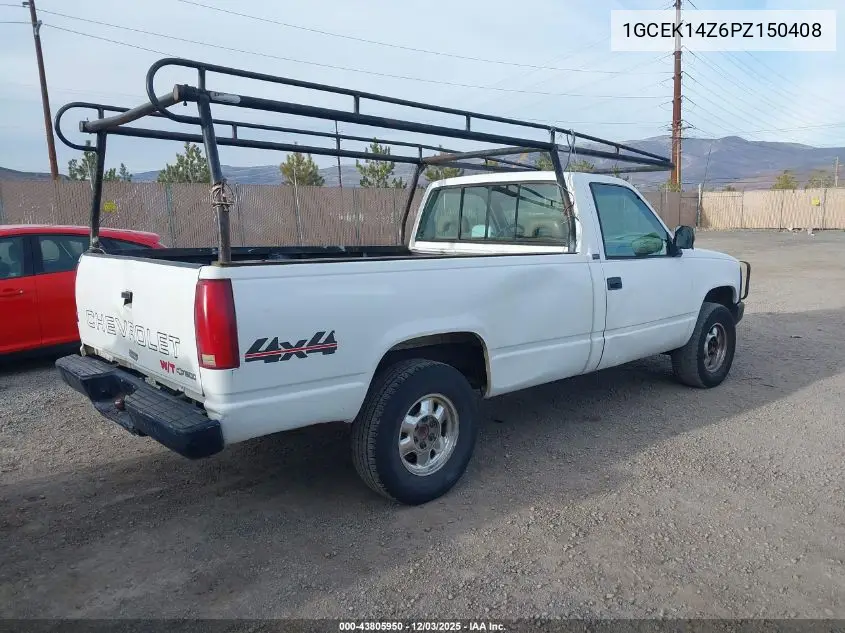 1GCEK14Z6PZ150408 1993 Chevrolet Gmt-400 K1500