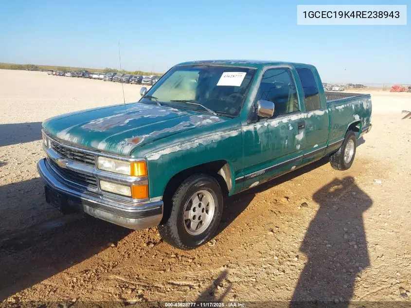 1GCEC19K4RE238943 1994 Chevrolet Gmt-400 C1500