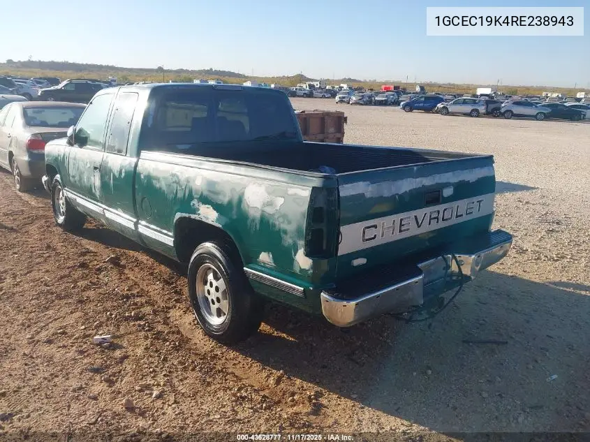 1GCEC19K4RE238943 1994 Chevrolet Gmt-400 C1500