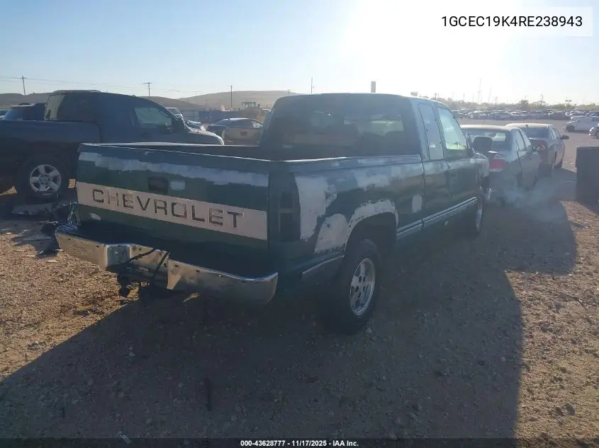 1GCEC19K4RE238943 1994 Chevrolet Gmt-400 C1500