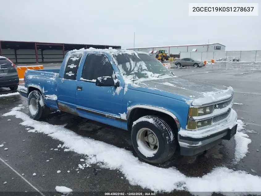 2GCEC19K0S1278637 1995 Chevrolet Gmt-400 C1500