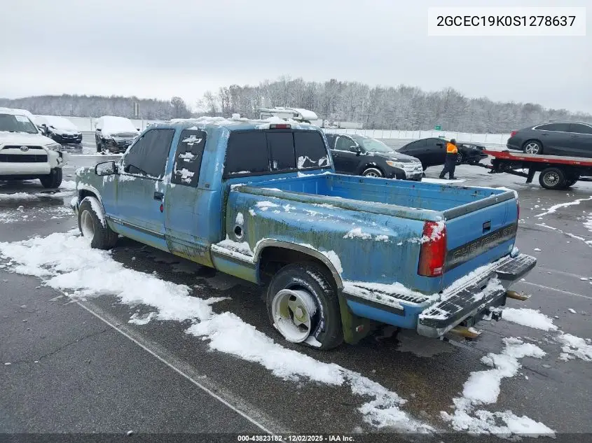 2GCEC19K0S1278637 1995 Chevrolet Gmt-400 C1500