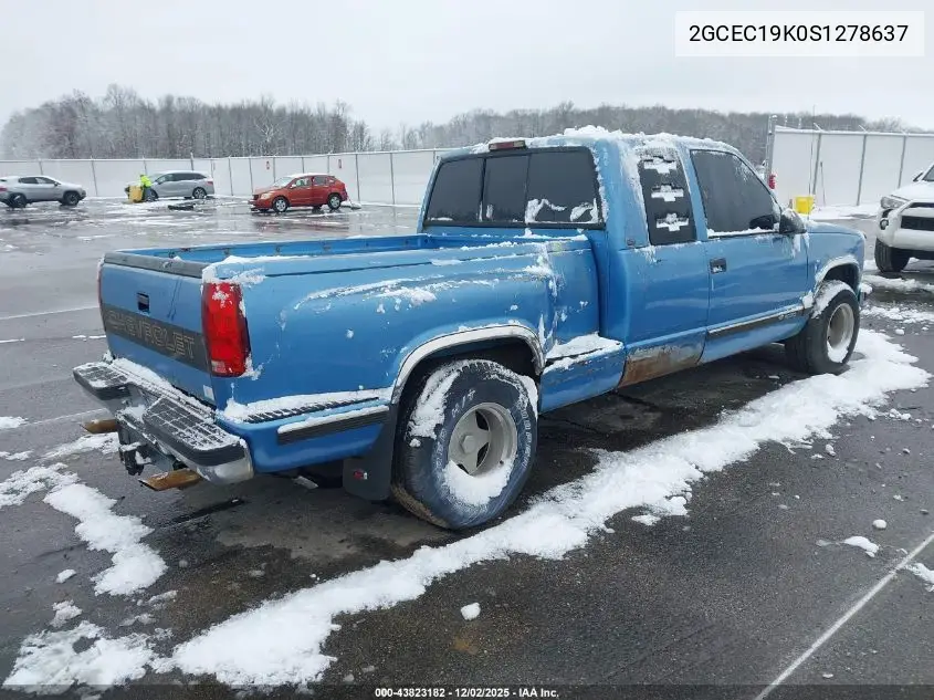 2GCEC19K0S1278637 1995 Chevrolet Gmt-400 C1500