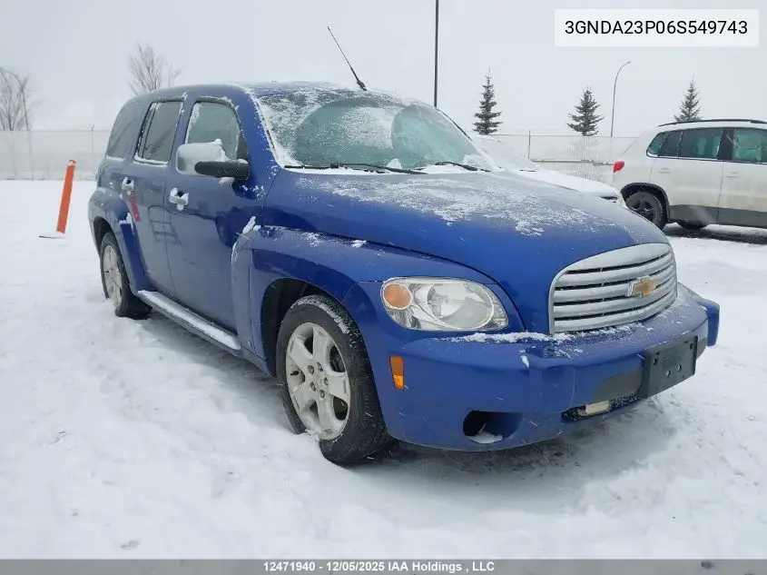 3GNDA23P06S549743 2006 Chevrolet Hhr Lt