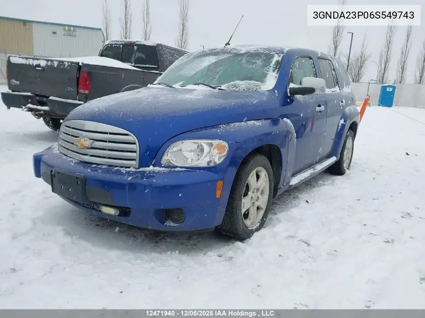 3GNDA23P06S549743 2006 Chevrolet Hhr Lt