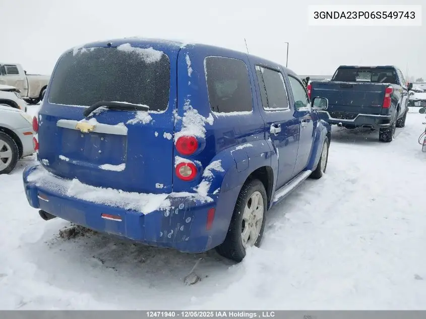3GNDA23P06S549743 2006 Chevrolet Hhr Lt
