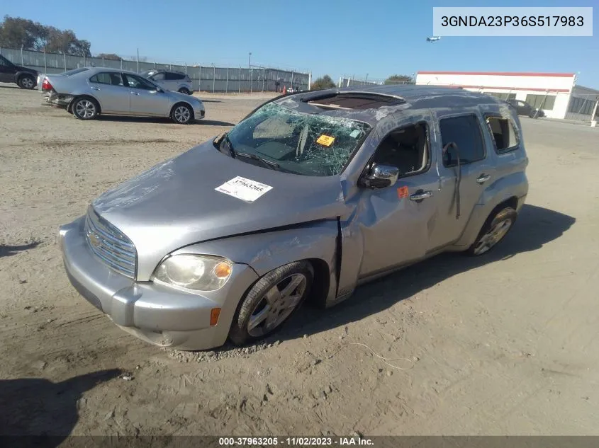 2006 Chevrolet Hhr Lt VIN: 3GNDA23P36S517983 Lot: 37963205