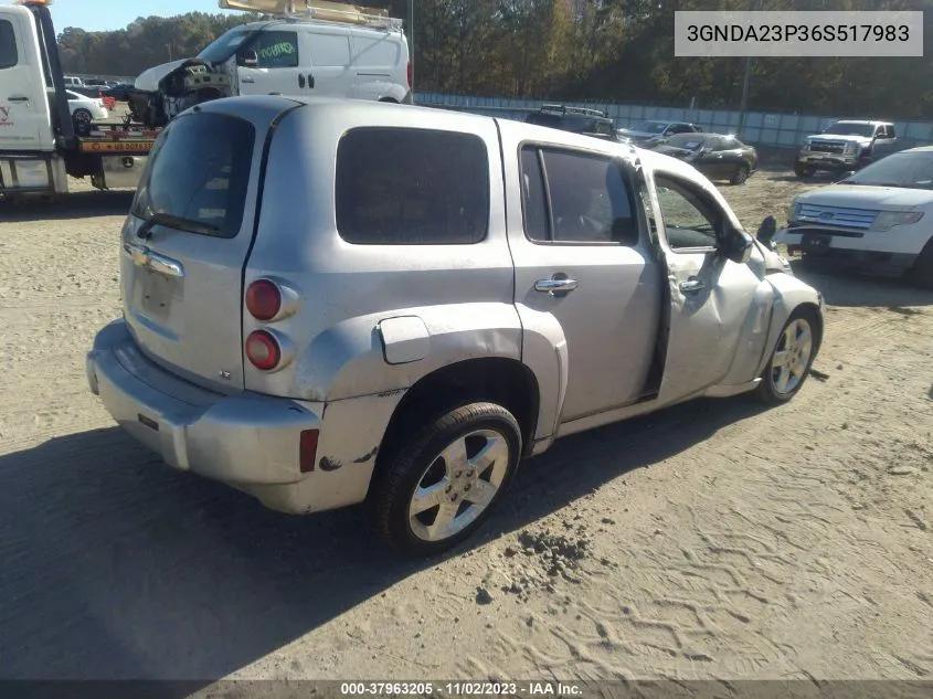 2006 Chevrolet Hhr Lt VIN: 3GNDA23P36S517983 Lot: 37963205