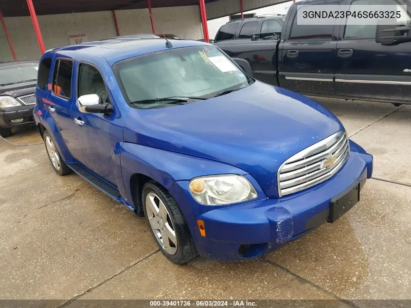 2006 Chevrolet Hhr Lt VIN: 3GNDA23P46S663325 Lot: 39401736