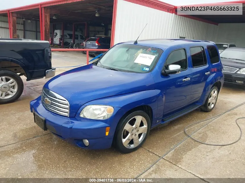 2006 Chevrolet Hhr Lt VIN: 3GNDA23P46S663325 Lot: 39401736