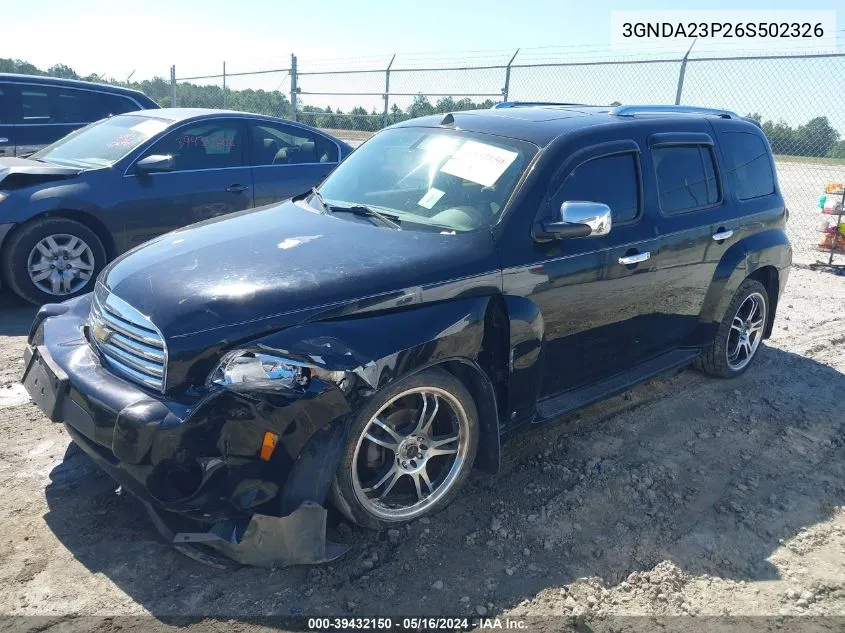 2006 Chevrolet Hhr Lt VIN: 3GNDA23P26S502326 Lot: 39432150