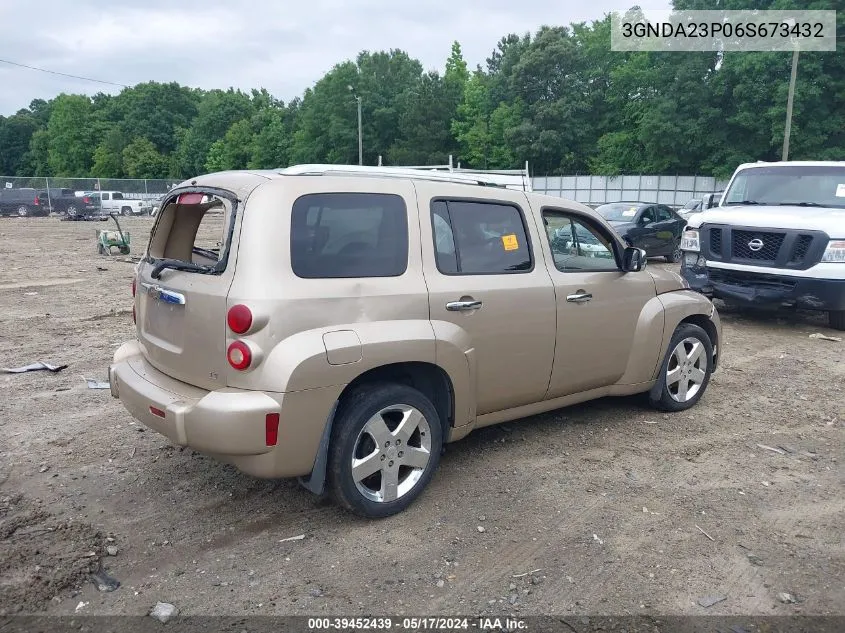 2006 Chevrolet Hhr Lt VIN: 3GNDA23P06S673432 Lot: 39452439