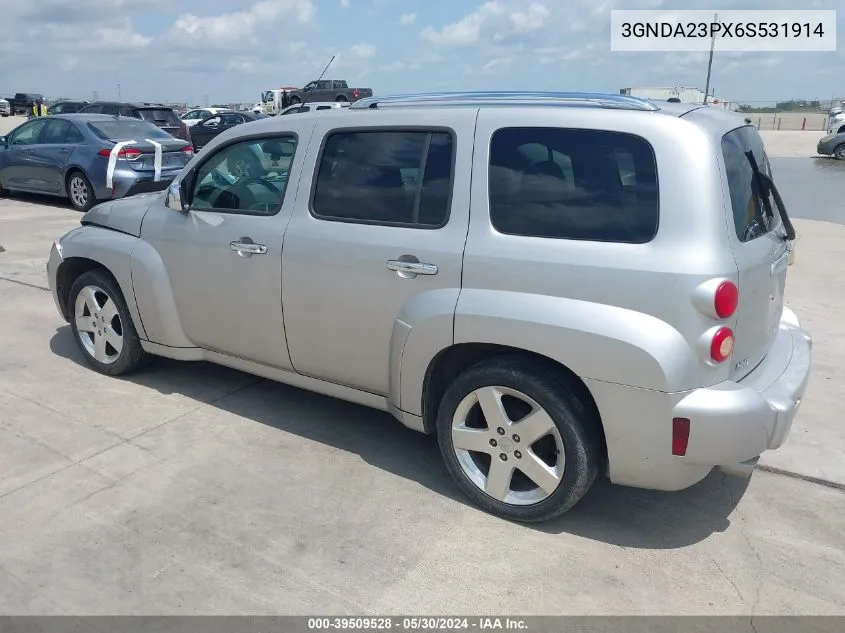 3GNDA23PX6S531914 2006 Chevrolet Hhr Lt