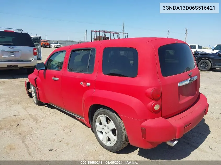 2006 Chevrolet Hhr Ls VIN: 3GNDA13D06S516421 Lot: 39580216