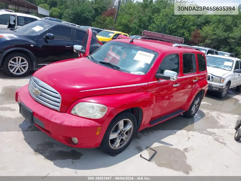 2006 Chevrolet Hhr Lt VIN: 3GNDA23P46S635394 Lot: 39581847