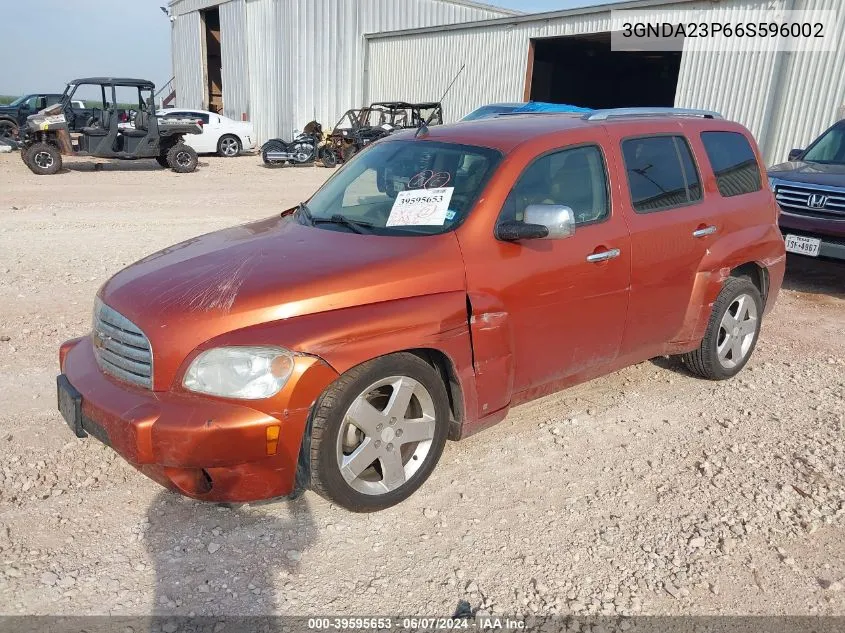 2006 Chevrolet Hhr Lt VIN: 3GNDA23P66S596002 Lot: 39595653