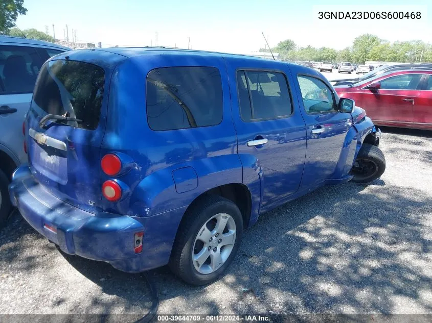 2006 Chevrolet Hhr Lt VIN: 3GNDA23D06S600468 Lot: 39644709