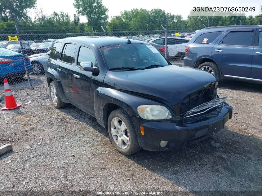 2006 Chevrolet Hhr Lt VIN: 3GNDA23D76S650249 Lot: 39667185