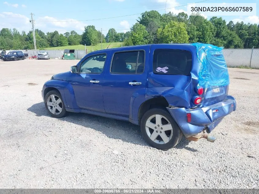 2006 Chevrolet Hhr Lt VIN: 3GNDA23P06S607589 Lot: 39696765