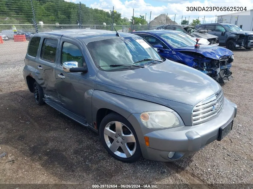 2006 Chevrolet Hhr Lt VIN: 3GNDA23P06S625204 Lot: 39752654