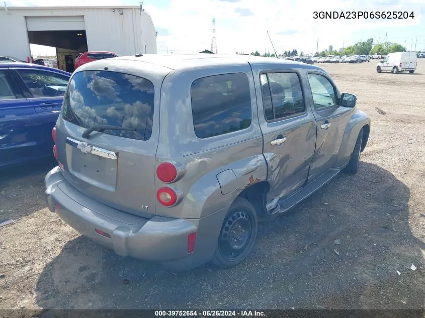 2006 Chevrolet Hhr Lt VIN: 3GNDA23P06S625204 Lot: 39752654