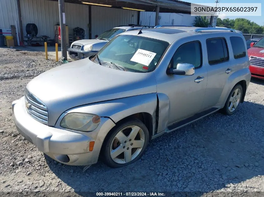 2006 Chevrolet Hhr Lt VIN: 3GNDA23PX6S602397 Lot: 39940211