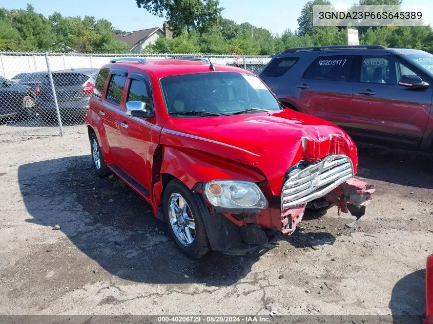 2006 Chevrolet Hhr Lt VIN: 3GNDA23P66S645389 Lot: 40206729