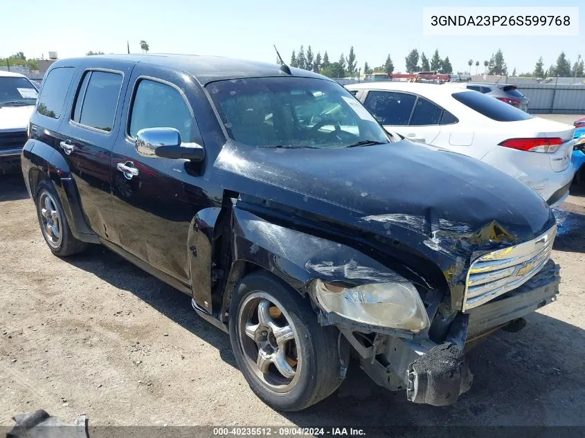 2006 Chevrolet Hhr Lt VIN: 3GNDA23P26S599768 Lot: 40235512