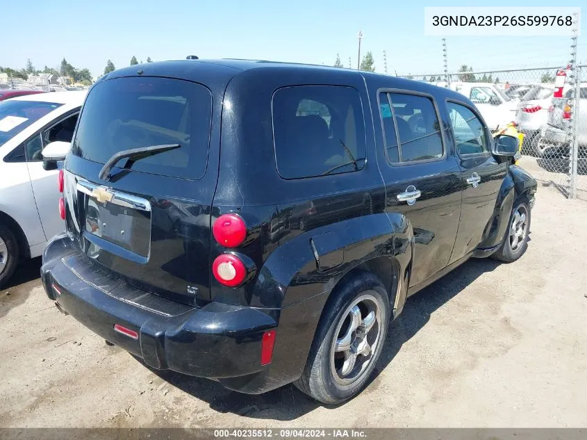 2006 Chevrolet Hhr Lt VIN: 3GNDA23P26S599768 Lot: 40235512