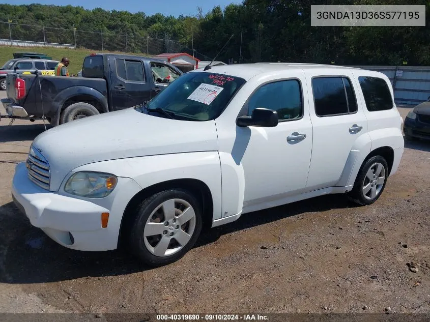 2006 Chevrolet Hhr Ls VIN: 3GNDA13D36S577195 Lot: 40319690