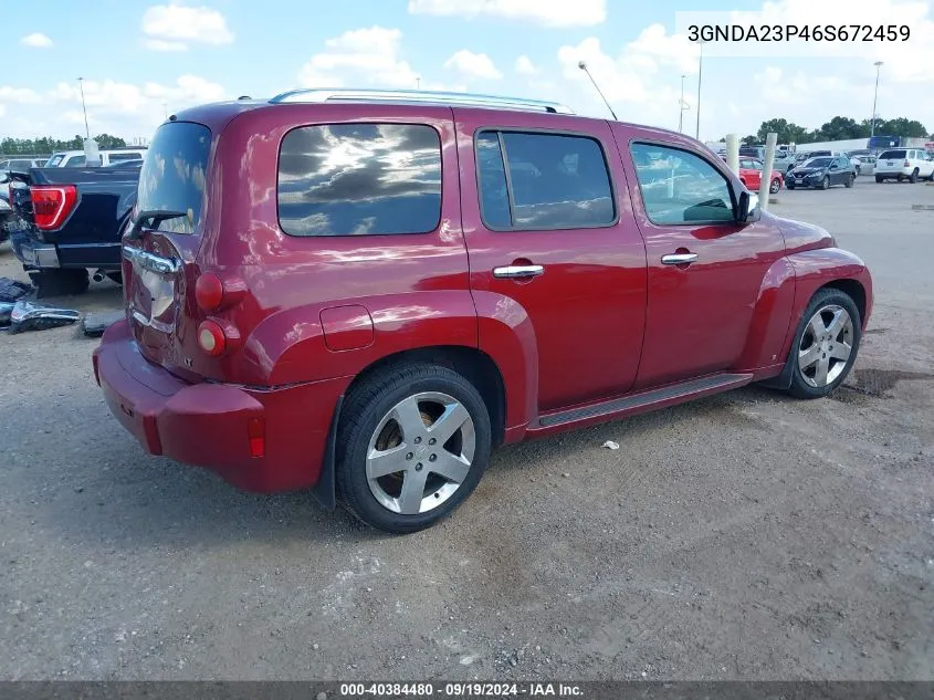 2006 Chevrolet Hhr Lt VIN: 3GNDA23P46S672459 Lot: 40384480