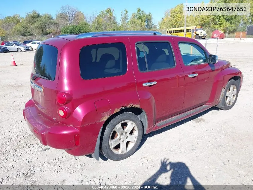 3GNDA23P76S647653 2006 Chevrolet Hhr Lt