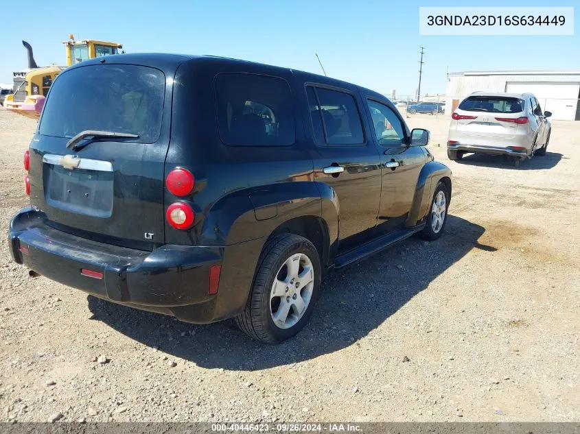 2006 Chevrolet Hhr Lt VIN: 3GNDA23D16S634449 Lot: 40446423