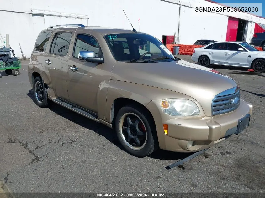 2006 Chevrolet Hhr Lt VIN: 3GNDA23P56S652060 Lot: 40451532