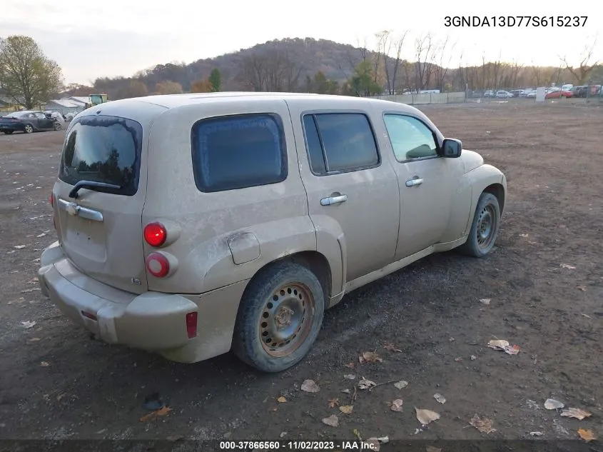 2007 Chevrolet Hhr Ls VIN: 3GNDA13D77S615237 Lot: 37866560