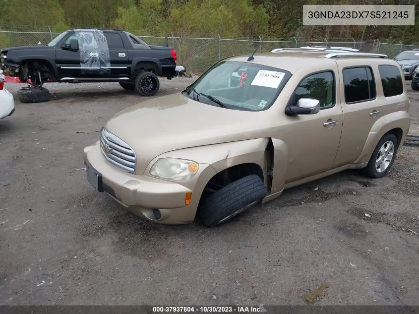 2007 Chevrolet Hhr Lt VIN: 3GNDA23DX7S521245 Lot: 37937804