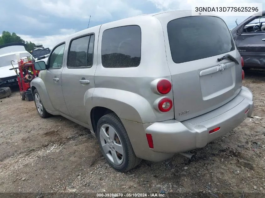 2007 Chevrolet Hhr Ls VIN: 3GNDA13D77S625296 Lot: 39394670