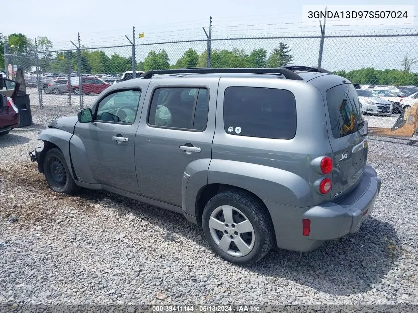 2007 Chevrolet Hhr Ls VIN: 3GNDA13D97S507024 Lot: 39411144