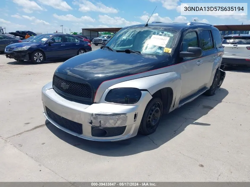 3GNDA13D57S635194 2007 Chevrolet Hhr Ls