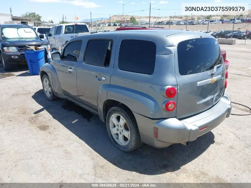 2007 Chevrolet Hhr Lt VIN: 3GNDA23D37S599379 Lot: 39438629