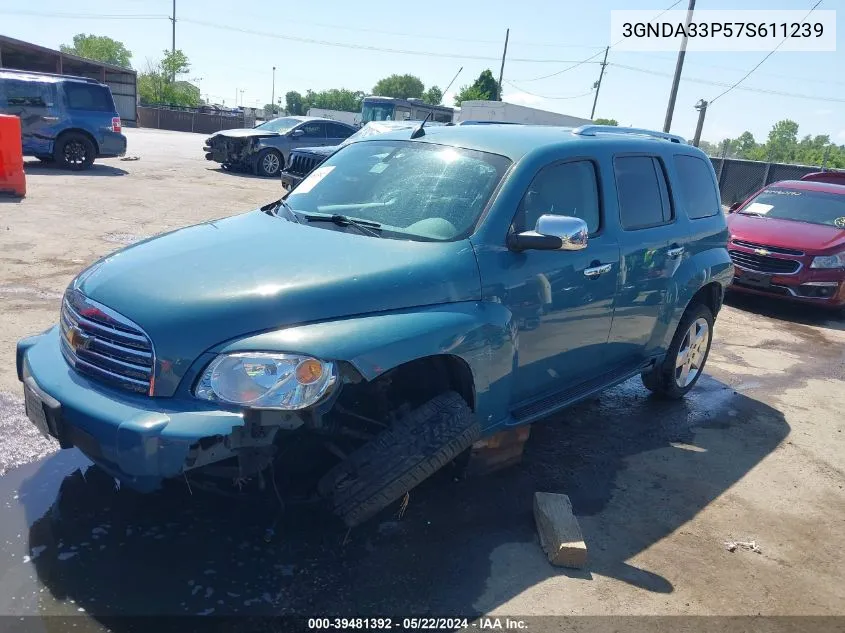 2007 Chevrolet Hhr Lt VIN: 3GNDA33P57S611239 Lot: 39481392