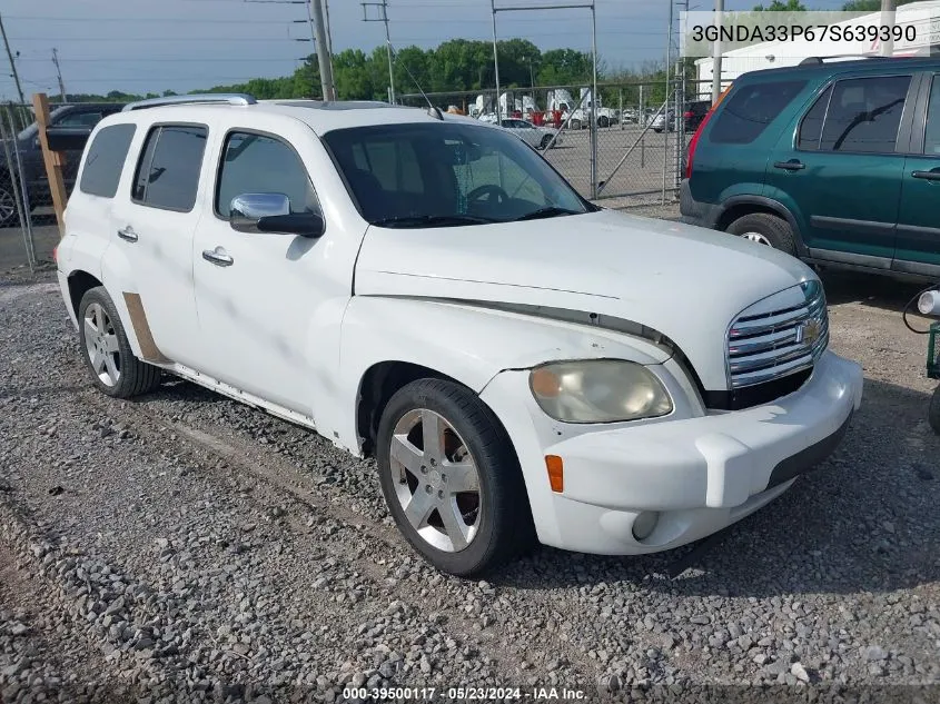 2007 Chevrolet Hhr Lt VIN: 3GNDA33P67S639390 Lot: 39500117