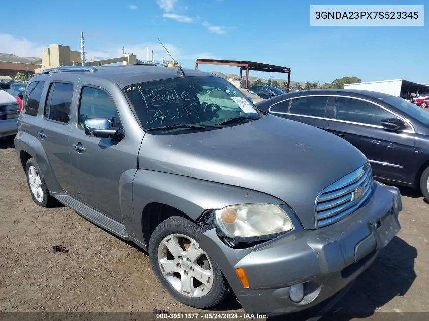 2007 Chevrolet Hhr Lt VIN: 3GNDA23PX7S523345 Lot: 39511577