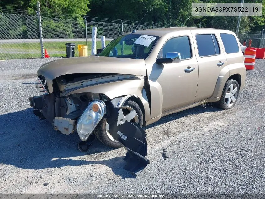 2007 Chevrolet Hhr Lt VIN: 3GNDA33PX7S522119 Lot: 39515935