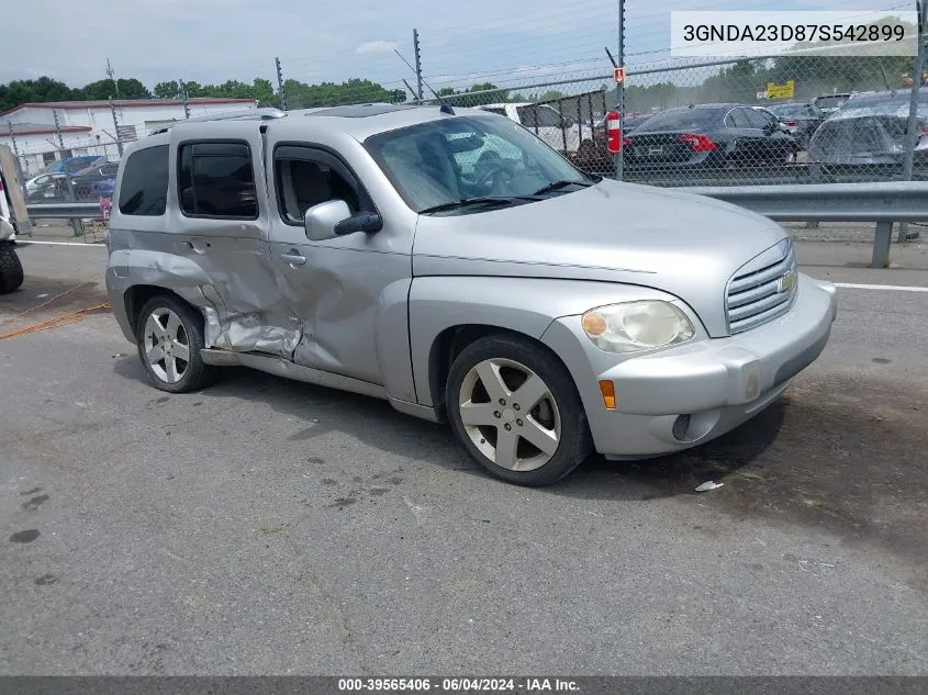 2007 Chevrolet Hhr Lt VIN: 3GNDA23D87S542899 Lot: 39565406